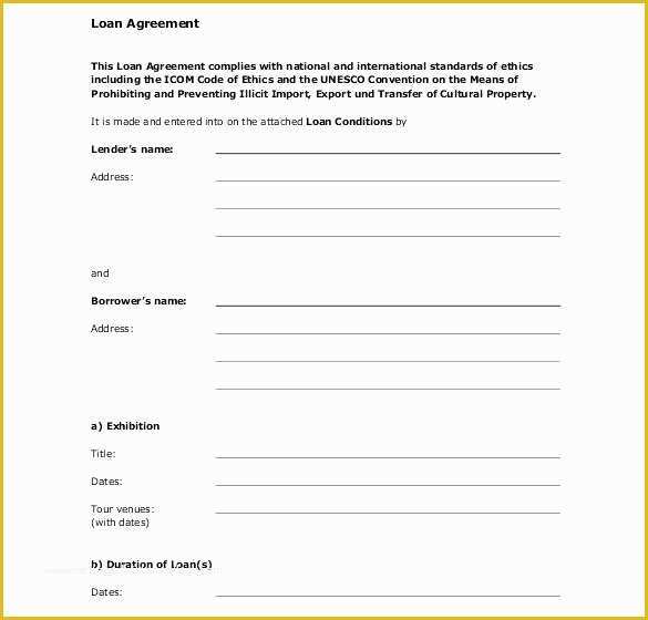 Personal Loan Agreement Template Free Download Of Loan Agreement Template Free Word Loan Agreement Template