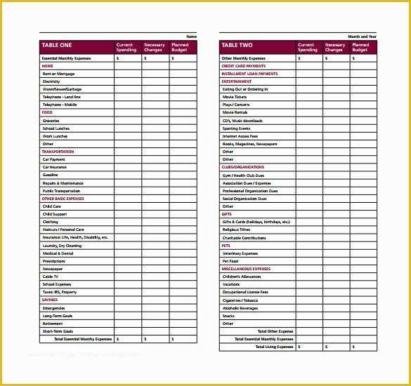 Personal Planner Template Free Of 10 Monthly Bud Planner Templates to Download