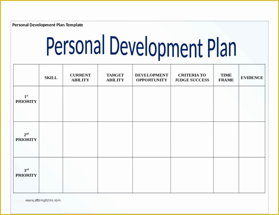 Personal Planner Template Free Of 2019 Personal Development Plan Fillable Printable Pdf