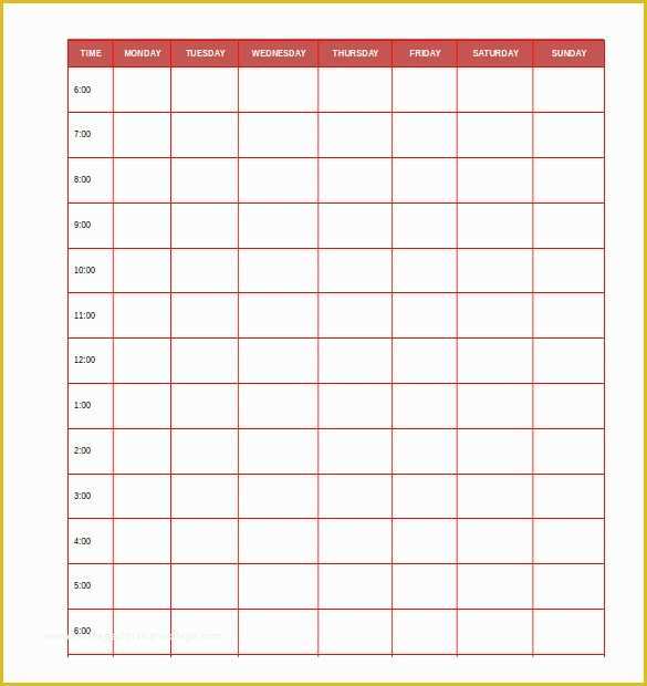 Personal Planner Template Free Of 30 Daily Planner Templates Pdf Doc