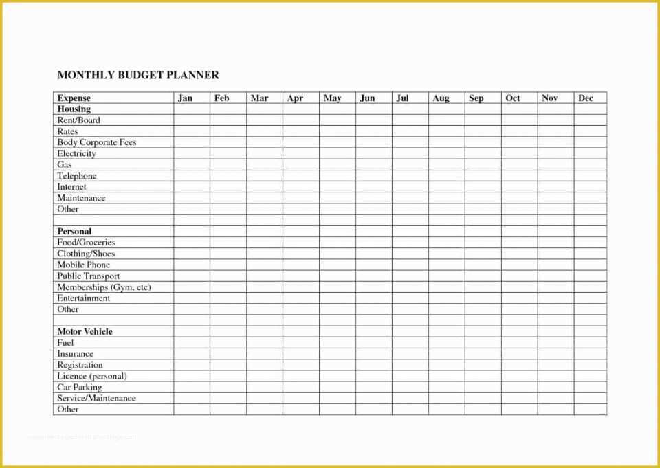 Personal Planner Template Free Of Free Monthly Bud Template 2019 Printable Calendar