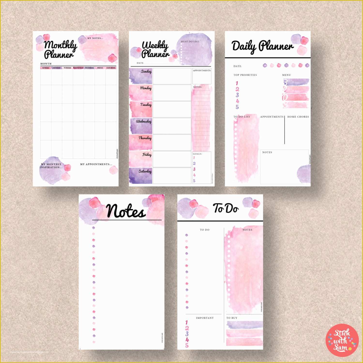 Personal Planner Template Free Of Template for Personal Size Printable Planner Great Insert