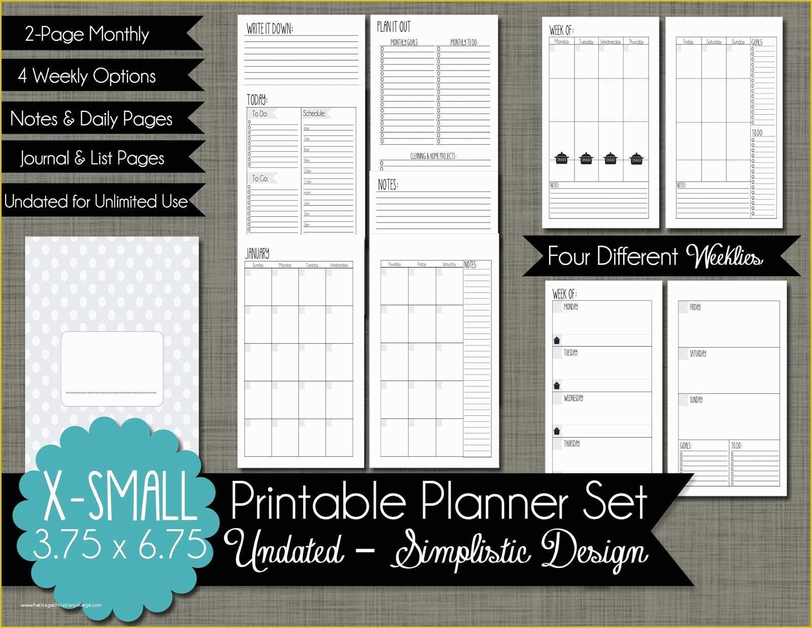 Personal Planner Template Free Of the Polka Dot Posie Planners
