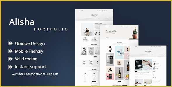 Personal Portfolio Template Free Download Of New Template Alisha