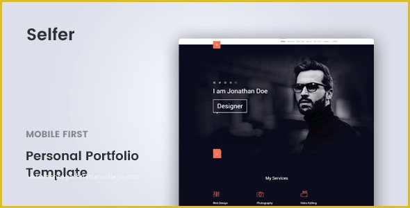 Personal Portfolio Template Free Download Of New Template Selfer Personal Portfolio Template Download