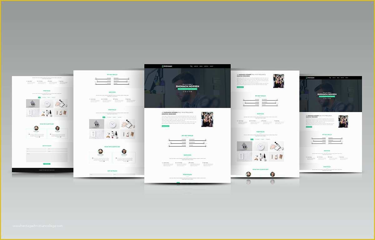 Personal Portfolio Template Free Download Of Personal Portfolio Template Free Download On Student Show