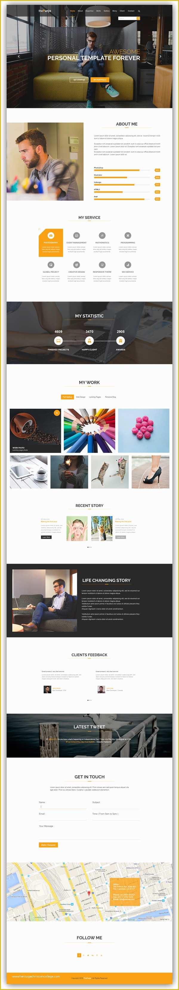 Personal Portfolio Template Free Download Of Shop Psd Files for Designers 12 Awesome Free Psd
