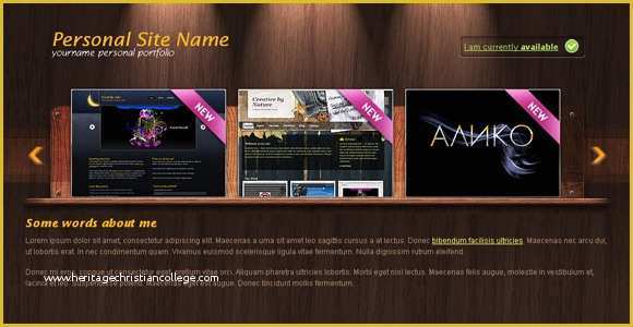 Personal Portfolio Template Free Download Of Woody Portfolio Free Portfolio Template