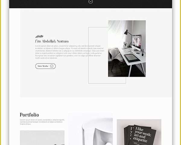 Personal Portfolio Template Free Of 200 Amazing Free Psd Website Templates