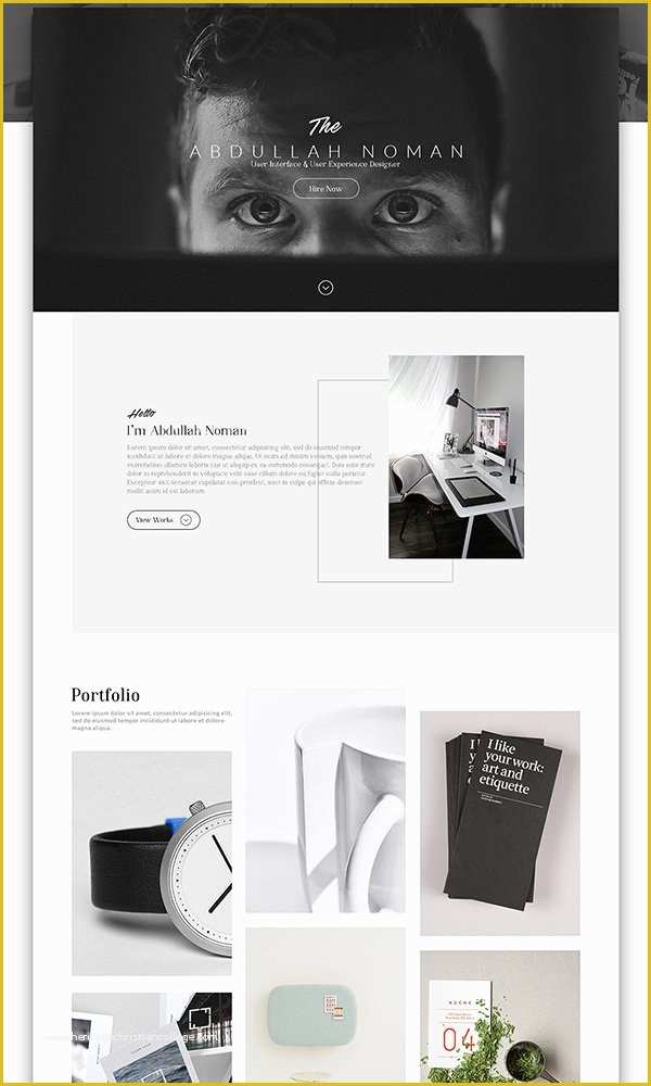 Personal Portfolio Template Free Of 200 Amazing Free Psd Website Templates