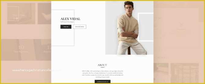 Personal Portfolio Template Free Of Personal Portfolio Template