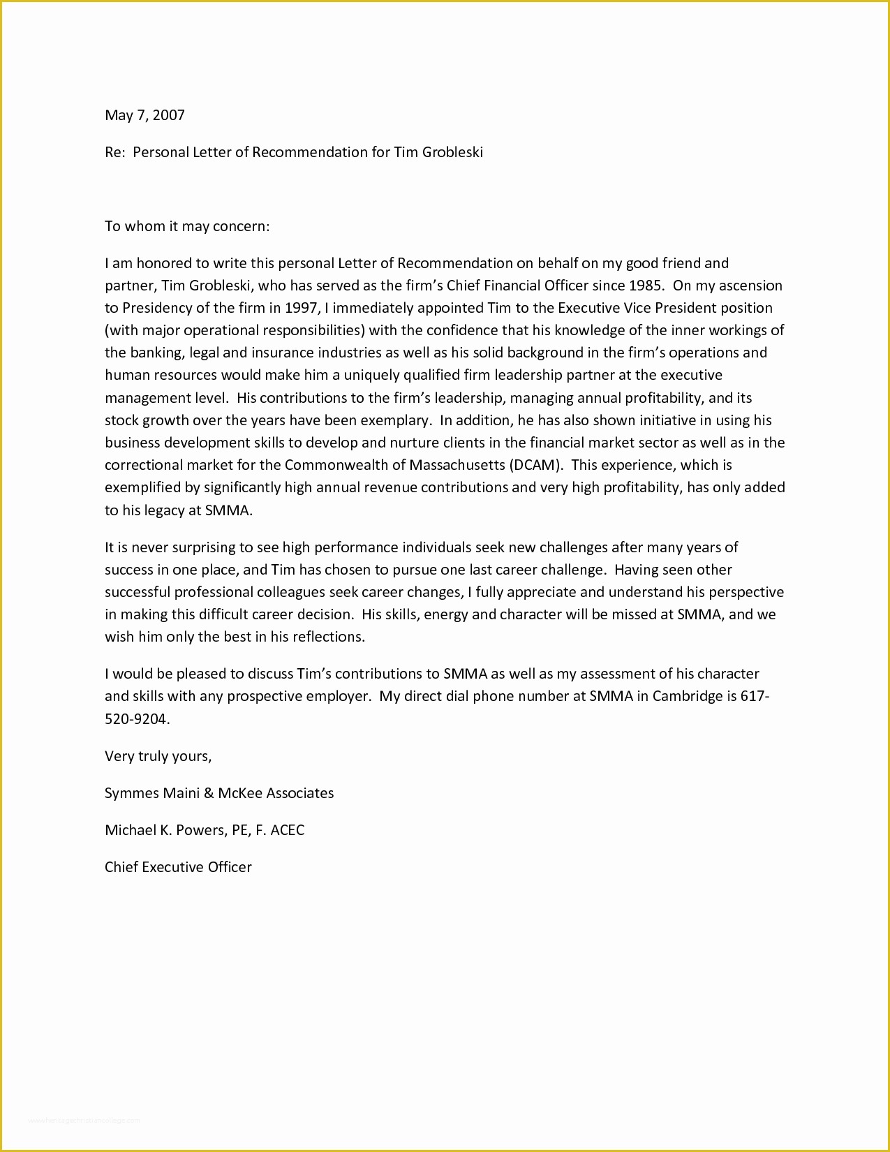 Personal Reference Letter Template Free Of Re Mendation Letter for A Friend Template