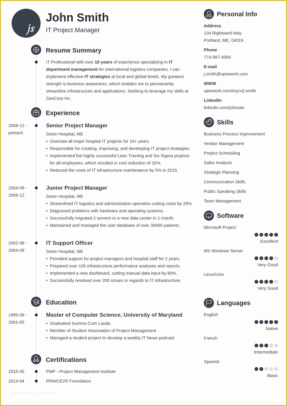 Personal Resume Template Free Of 20 Cv Templates Create A Professional Cv & Download In 5