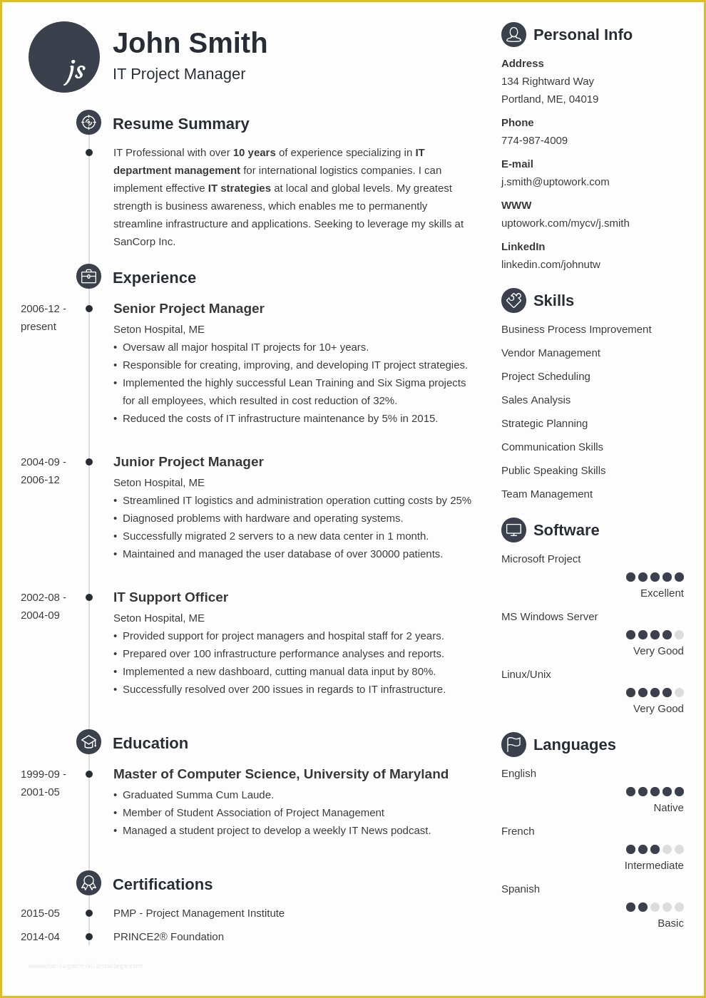 Personal Resume Template Free Of 20 Resume Templates [download] Create Your Resume In 5