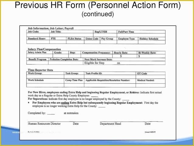 Personnel Action form Template Free Of Automating Personnel Action Requests for Peoplesoft