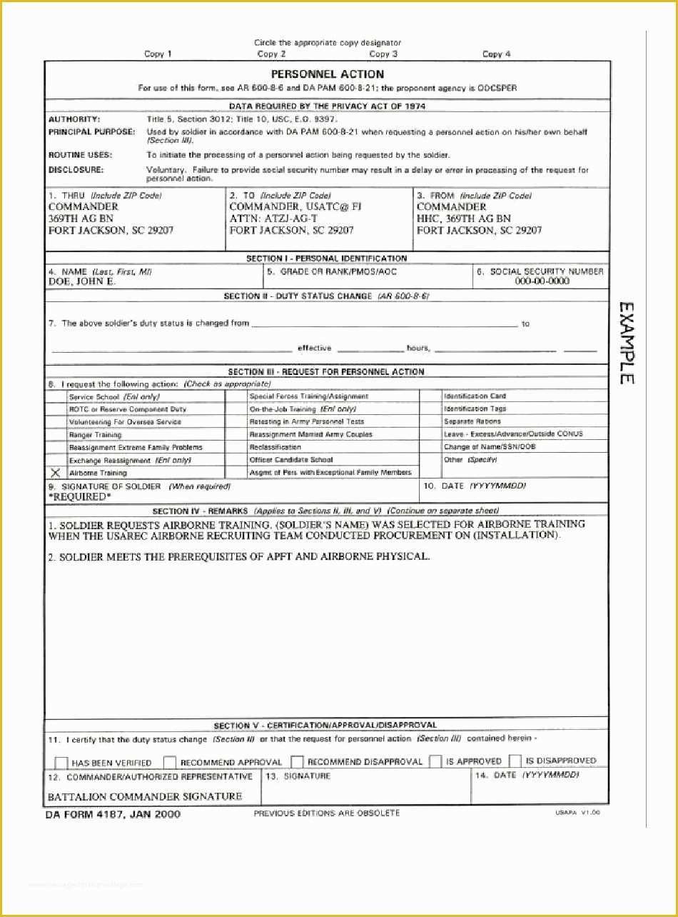 Personnel Action form Template Free Of Personnel Action form Template – Radiofama