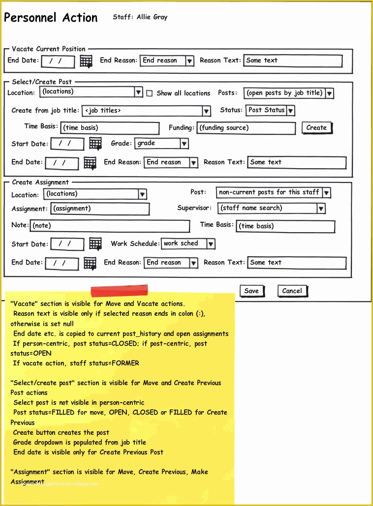 Personnel Action form Template Free Of software and Other Animals