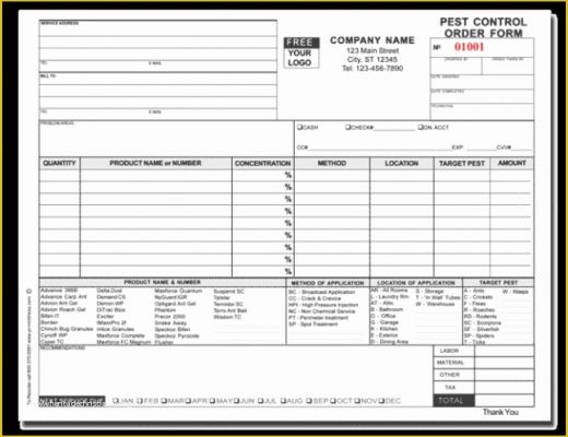 Pest Control Invoice Template Free Of Related Image Pest Control ...