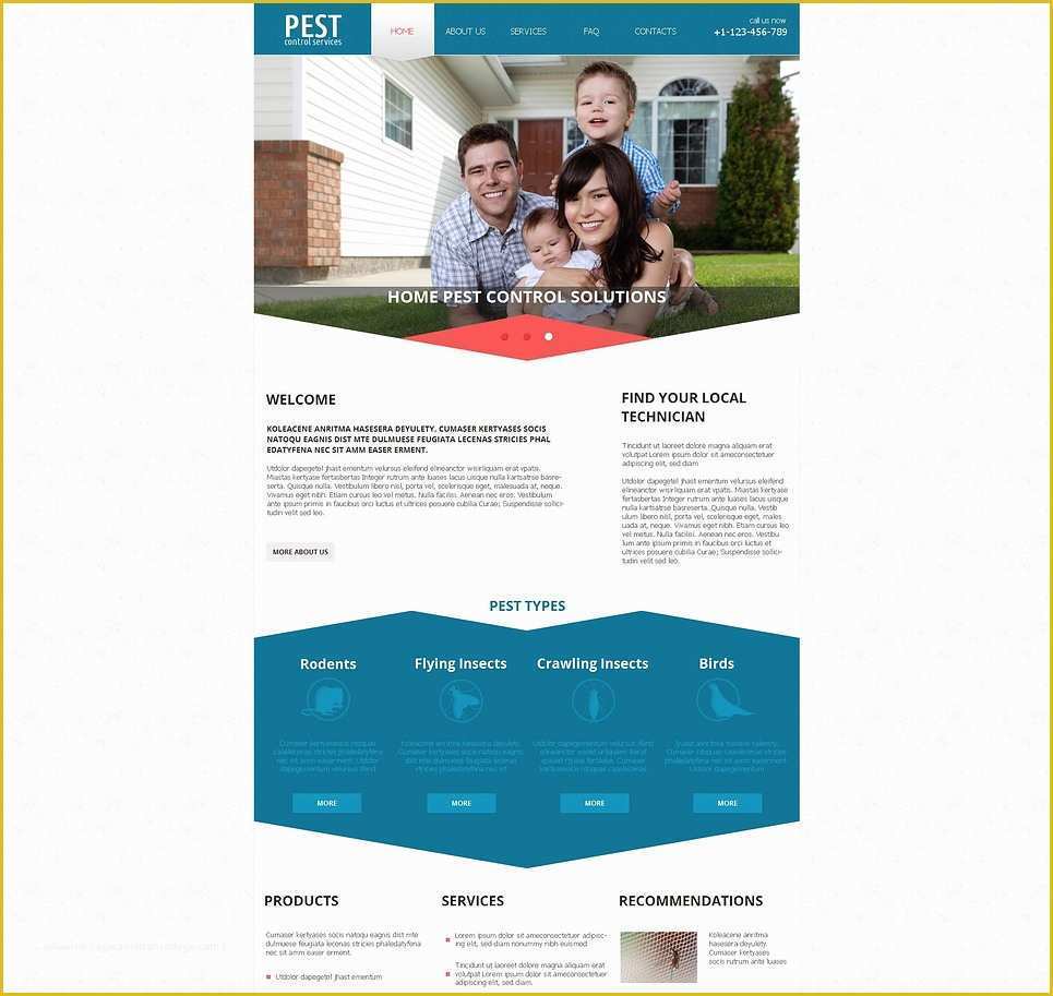 Pest Control Website Templates Free Download Of Pest Control Moto Cms HTML Template