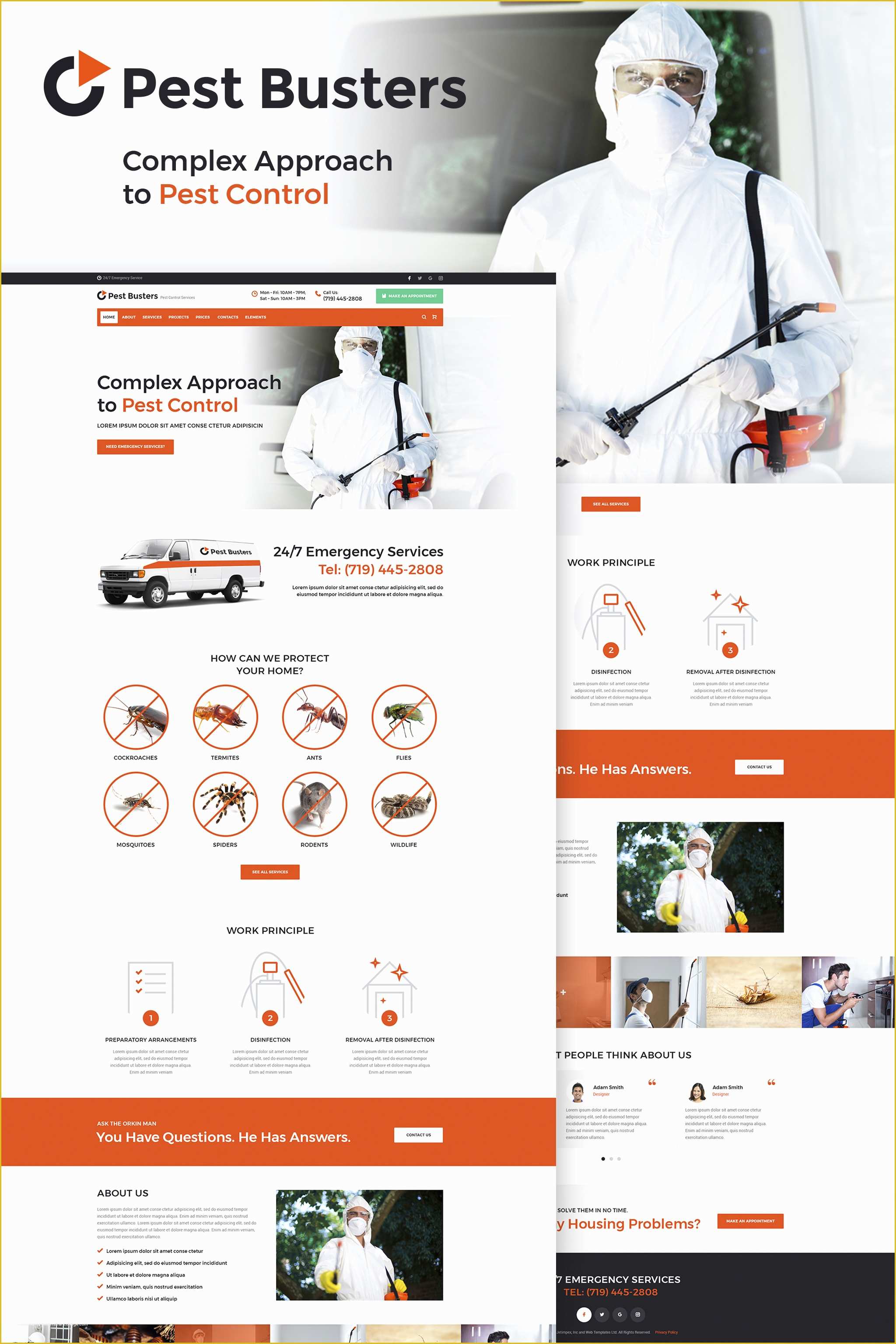Pest Control Website Templates Free Download Of Pest Control Templates Archives Zemez Wordpress