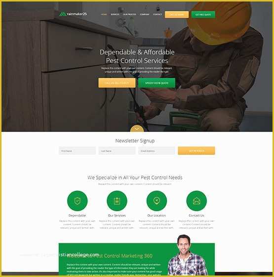 Pest Control Website Templates Free Download Of Pest Control Website Templates and Pest Control Website