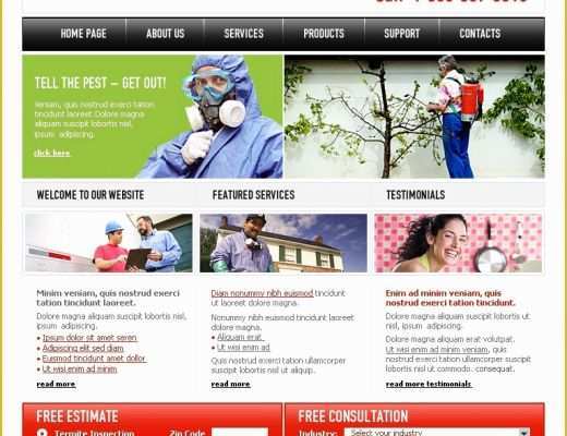 Pest Control Website Templates Free Download Of Pest Control Website Templates or Pest Control Website