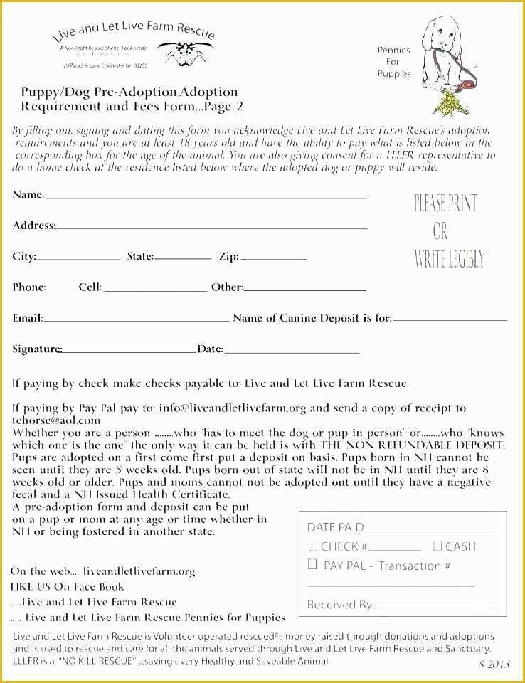 Pet Sitter Contract Template Free Of Deposit Agreement form Samples Free Sample Example format