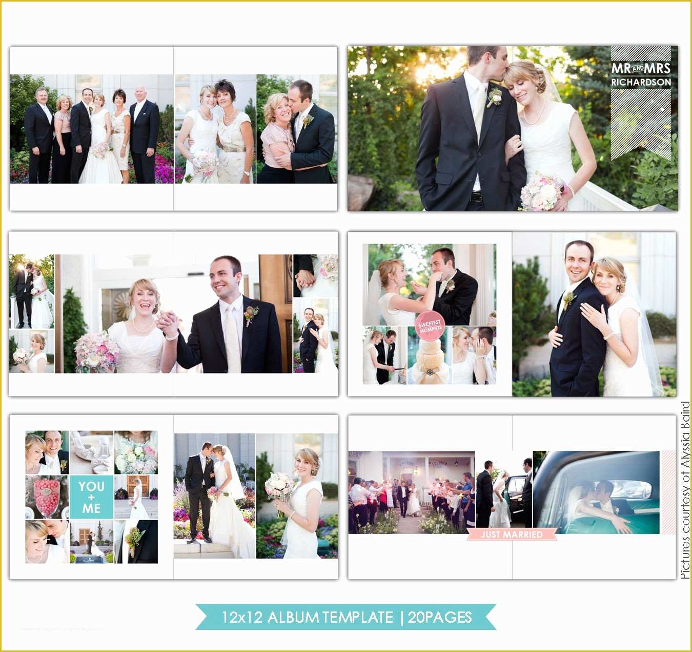Photo Album Template Photoshop Free Of Clean Style