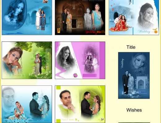 Photo Album Template Photoshop Free Of Editable Wedding Card Design Free Download Indian Wedding