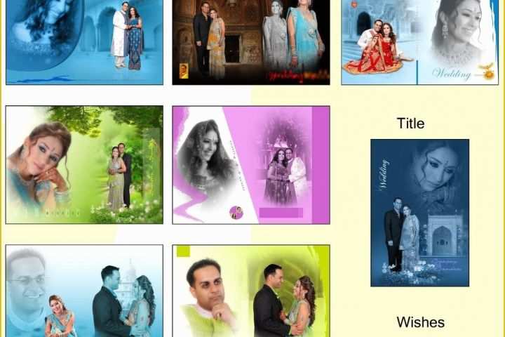 Photo Album Template Photoshop Free Of Editable Wedding Card Design Free Download Indian Wedding