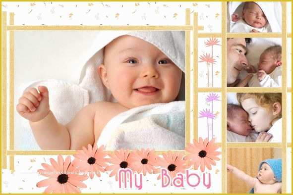 Photo Album Template Photoshop Free Of Free Photo Templates My Baby Album 2