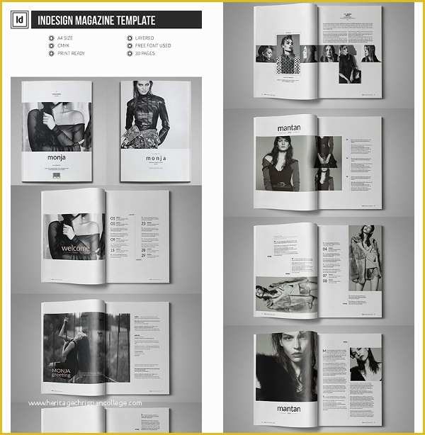 Photo Book Layout Templates Free Of 30 Creative Magazine Print Layout Templates for Free