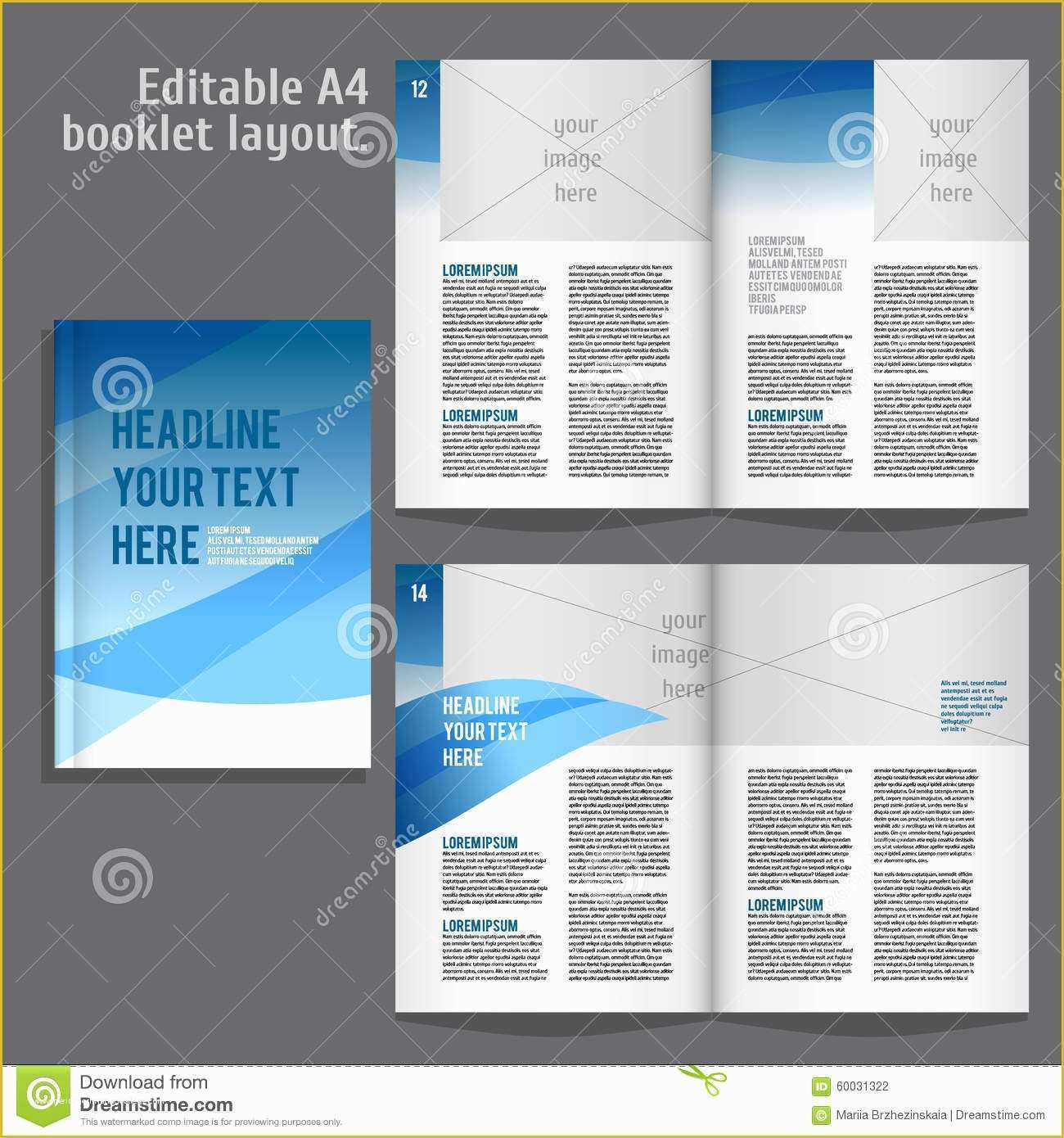 Photo Book Layout Templates Free Of A4 Book Layout Design Template Stock Vector Image