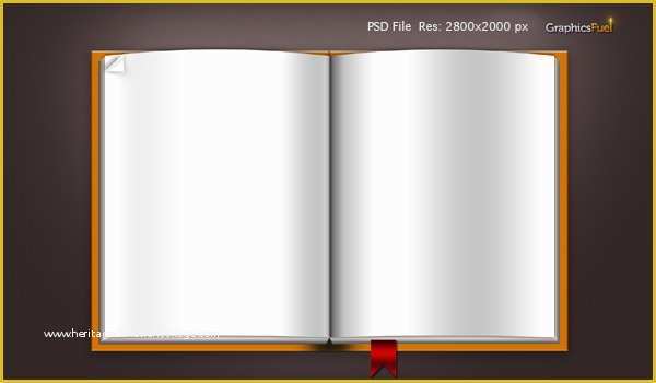 Photo Book Layout Templates Free Of Download Blank Book Template Psd File & Icons Graphicsfuel
