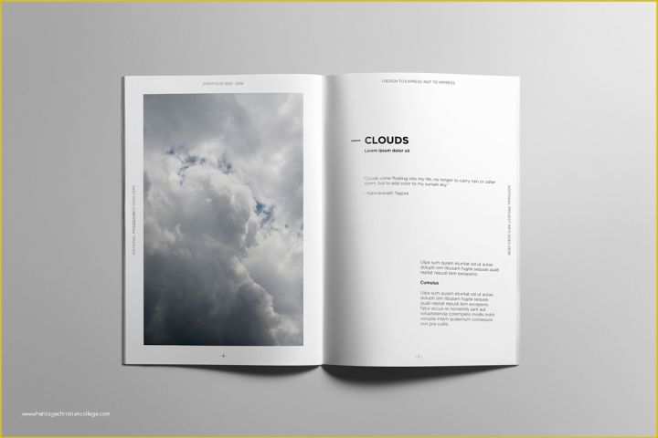 Photo Book Layout Templates Free Of Minimalist Portfolio Book On Behance