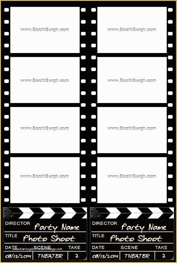 Photo Booth Templates Free Of Booth Strip Template Free Beautiful Template