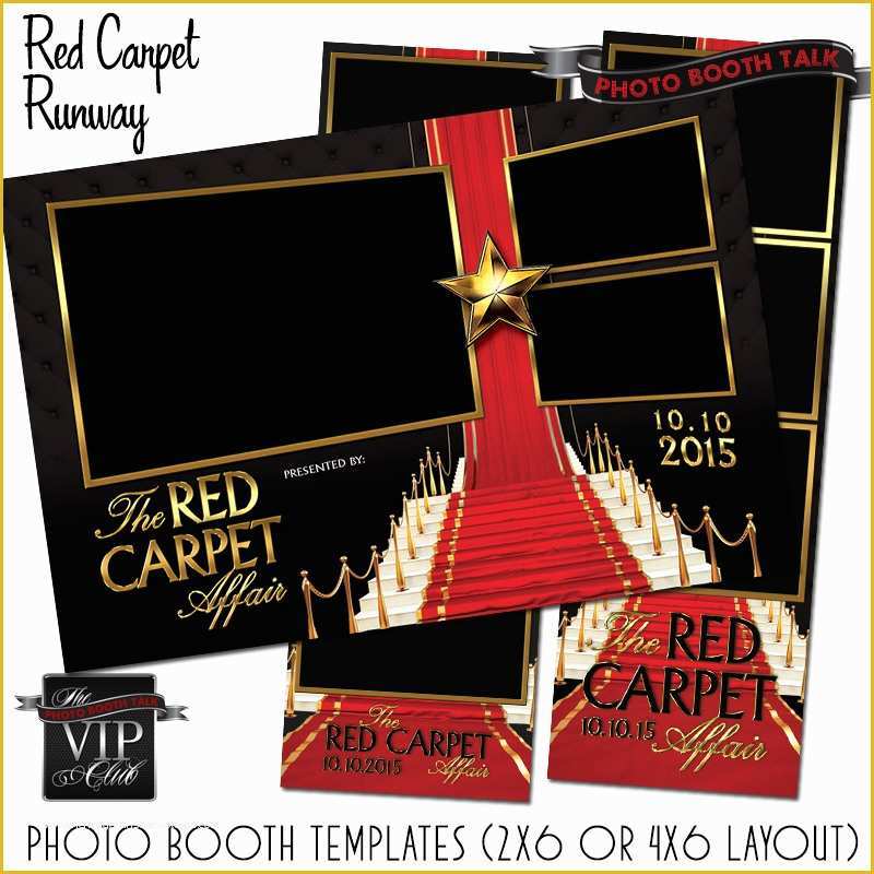 Photo Booth Templates Free Of Red Carpet Runway by Ci Creative – Booth Talk