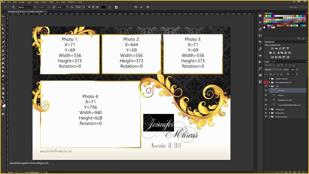 Photo Booth Templates Free Of Shop Cs3 Modifying Your Photo Booth Template S Text