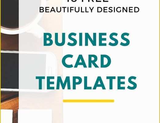 Photo Business Cards Templates Free Of 10 Beautifully Designed Free Small Business Card Templates