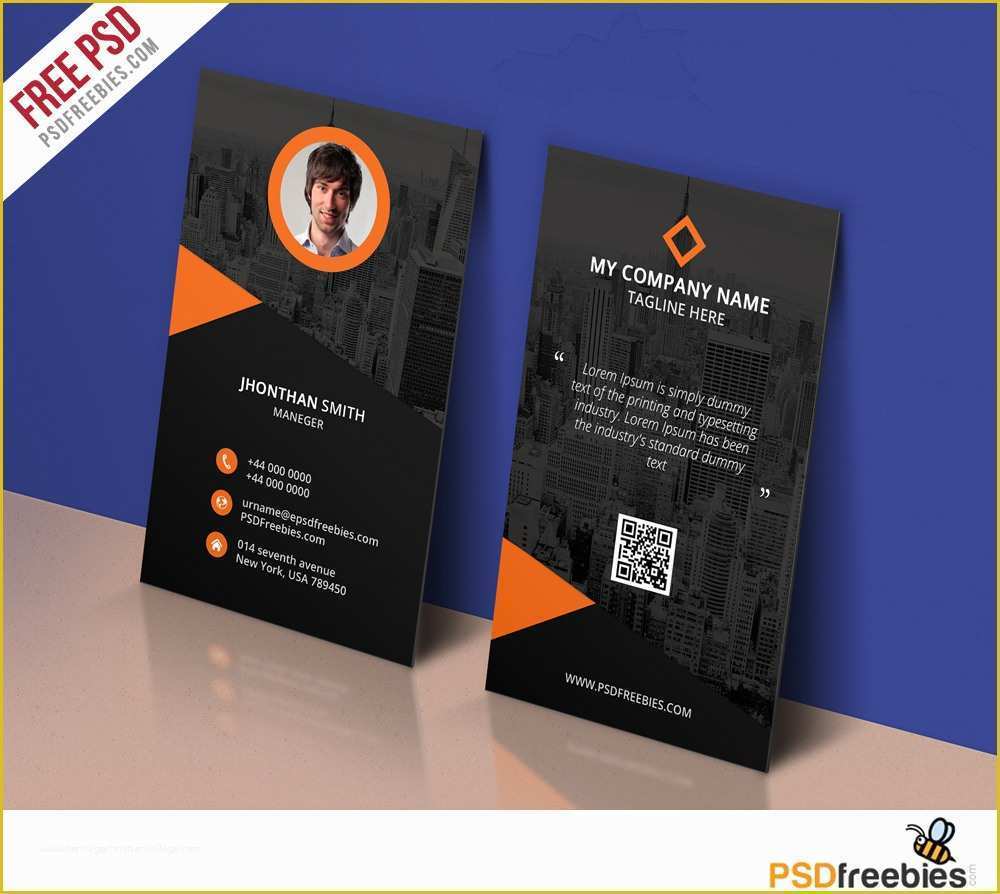 Photo Business Cards Templates Free Of Modern Corporate Business Card Template Free Psd