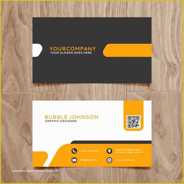 Photo Business Cards Templates Free Of Modern Simple Business Card Template Vector