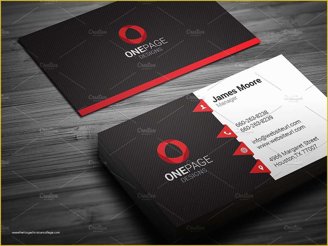 Photo Business Cards Templates Free Of Red Business Card Template Business Card Templates