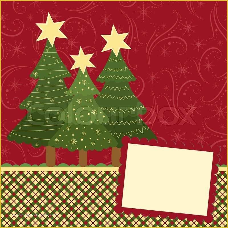 Photo Card Template Free Of Blank Template for Christmas Greetings Card Postcard or
