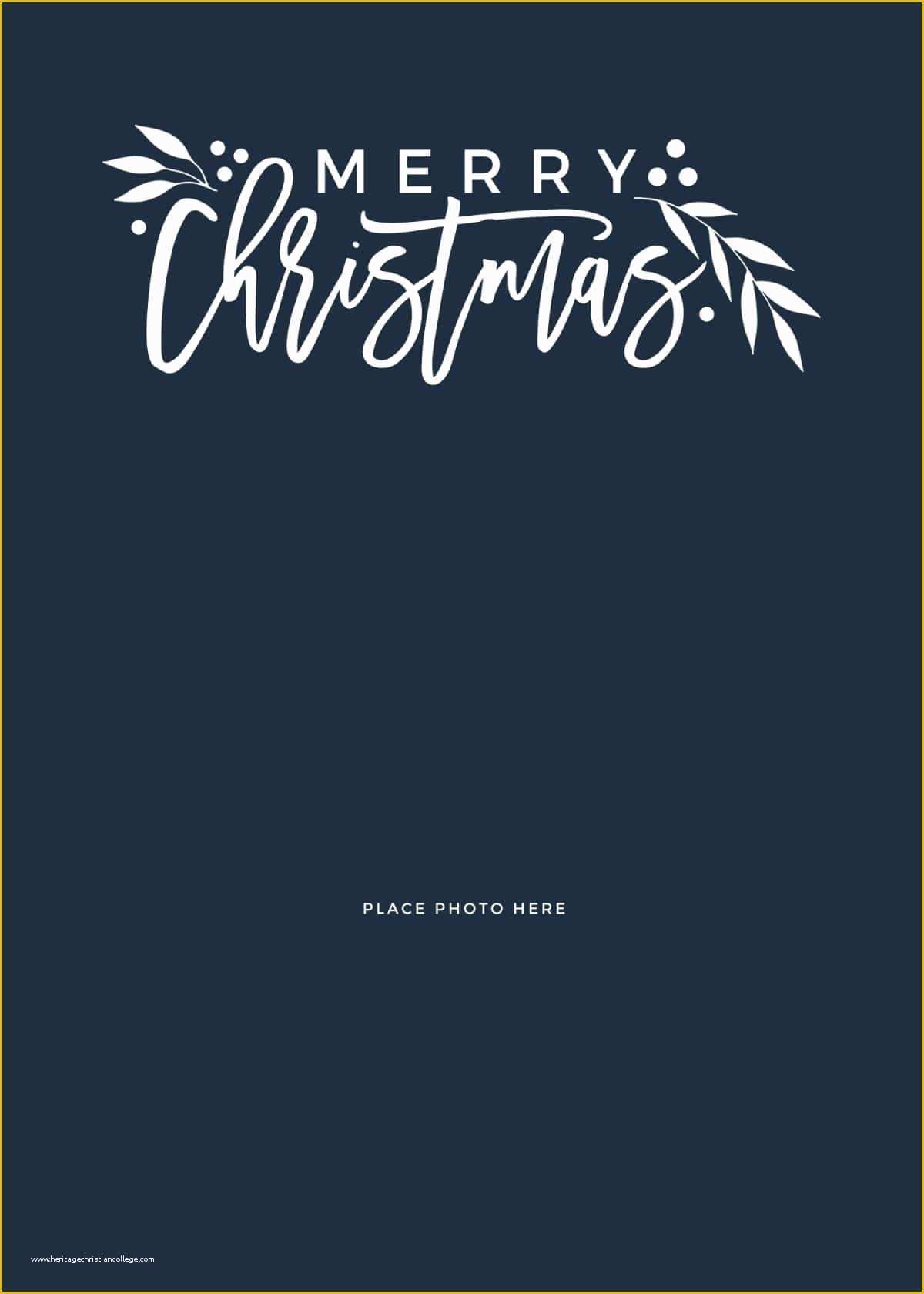 Photo Card Template Free Of Make Your Own Christmas Cards for Free somewhat