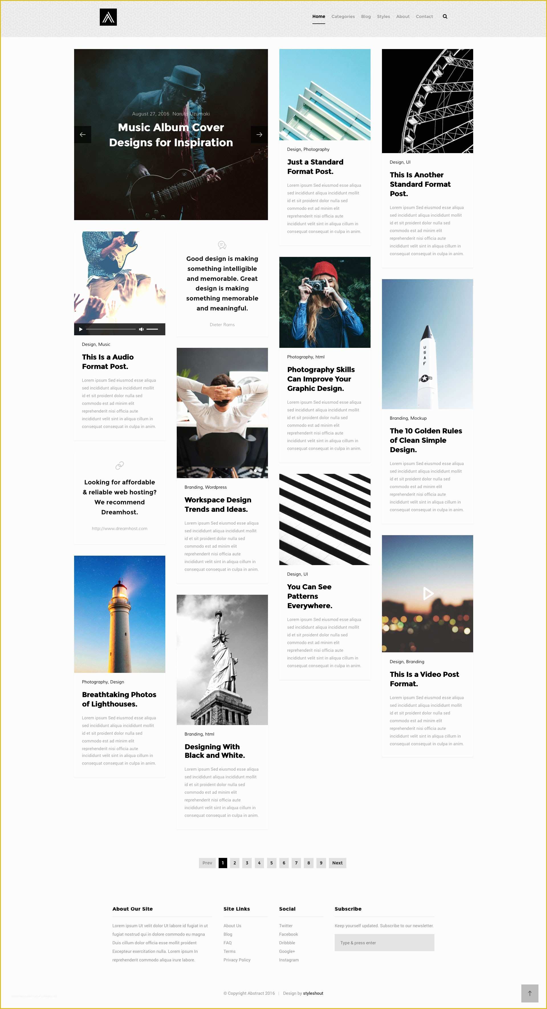 Photo Gallery Website Template Free Of Abstract Free Responsive HTML5 Bootstrap Masonry Template
