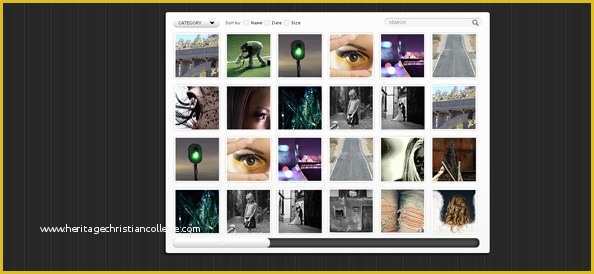 Photo Gallery Website Template Free Of Free Gallery Website Css Template with Horizontal Slider