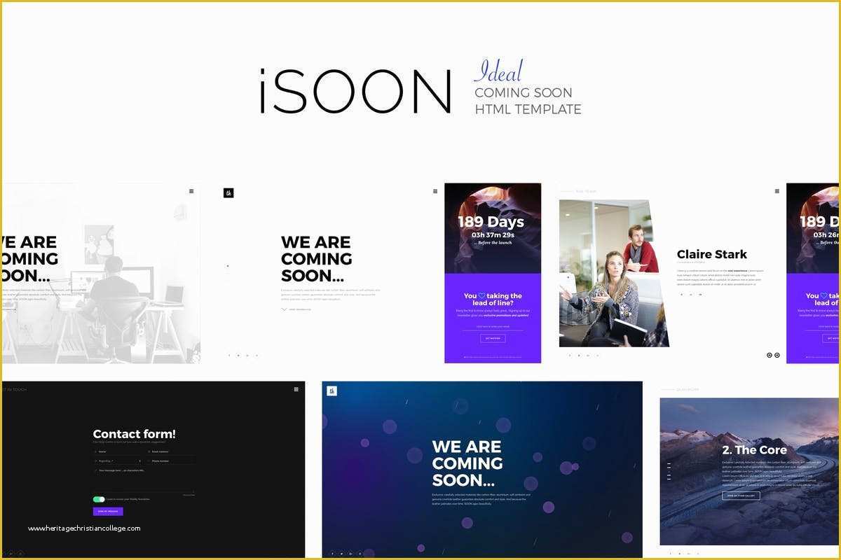 Photo Gallery Website Template Free Of isoon Ideal Ing soon Template by Madeon08 On Envato