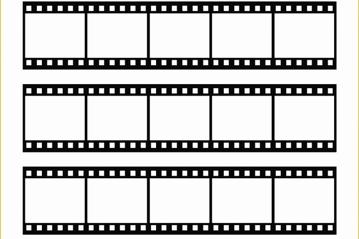 Photo Strip Template Free Of Blank Strip Template for A Collage or Movie Poster