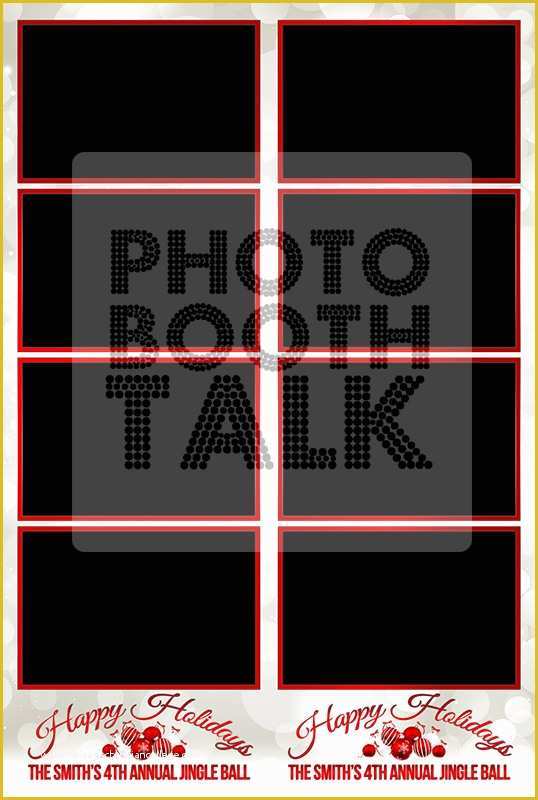 Photo Strip Template Free Of Let It Snow – Booth Talk