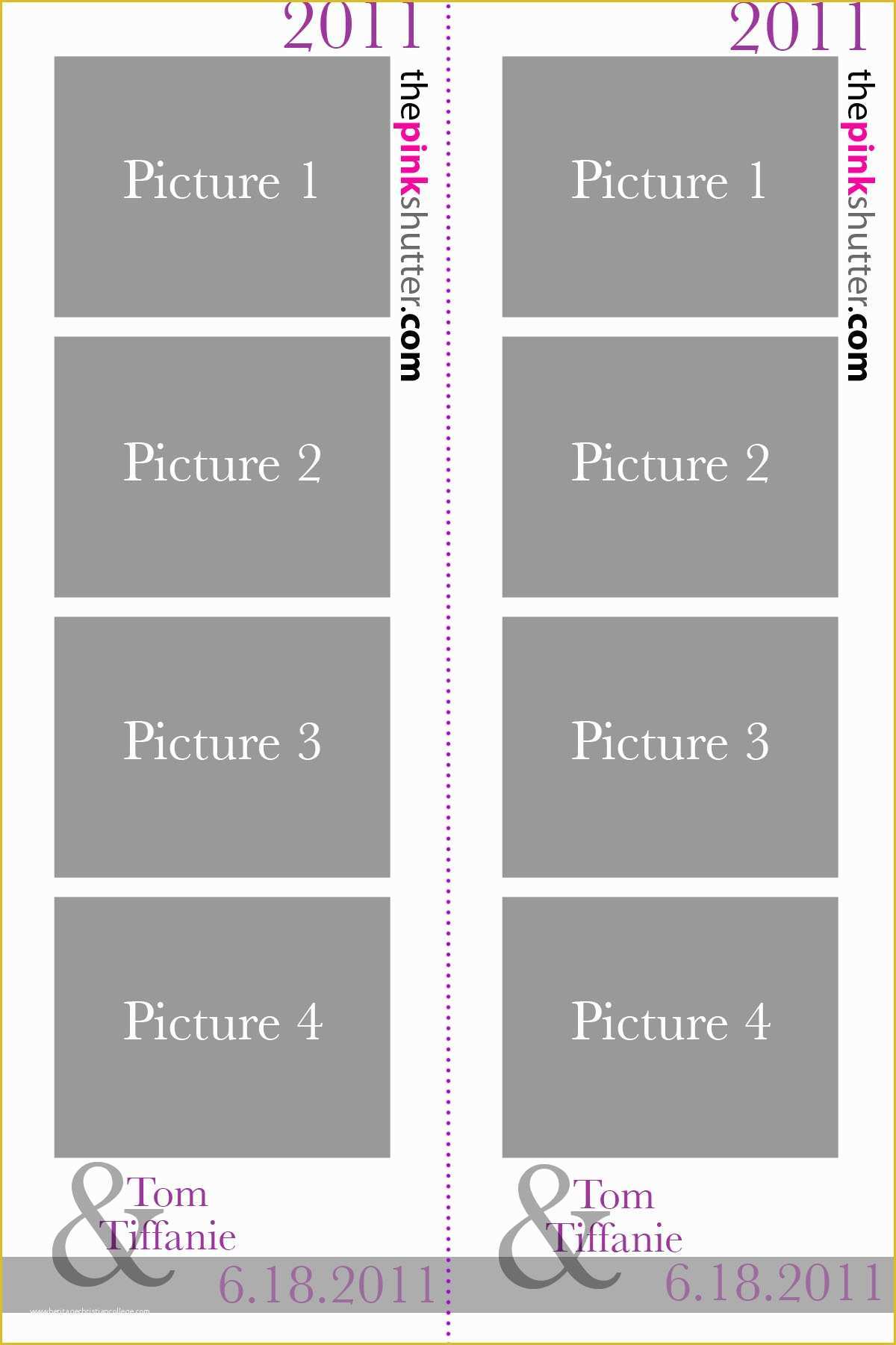 Photo Strip Template Free Of Photo Strip